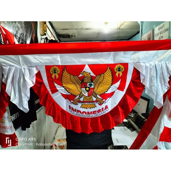 bendera umbul umbul gelombang garuda