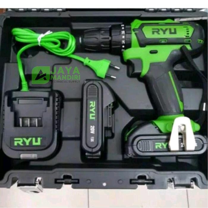 MESIN BOR BATERAI 13MM RYU RCI20V CORDLESS IMPACT DRILL 20V TERMURAH