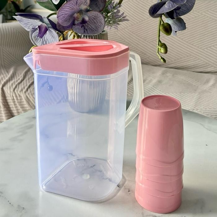 Teko Air Eskan Simfoni 2.1Liter 4 Gelas Eskan 4in1 Plastik *