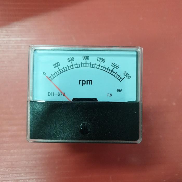RPM METER PANEL METER DH-670 DH670 1800RPM 10V TERMURAH