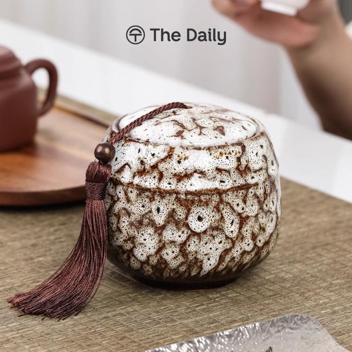 

Zen Matcha Ceramic Canister - Tempat Penyimpanan Bubuk Teh Matcha Container Bahan Keramik