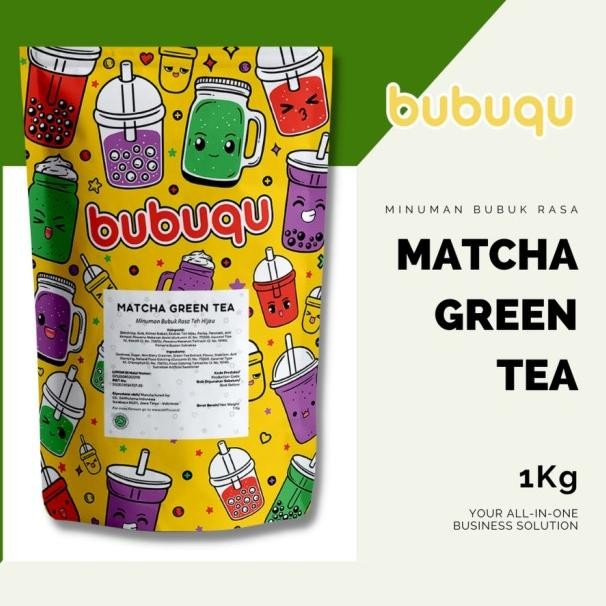 

Bubuqu Powder Drink Matcha Green Tea Latte - Bubuk Minuman Matcha Susu