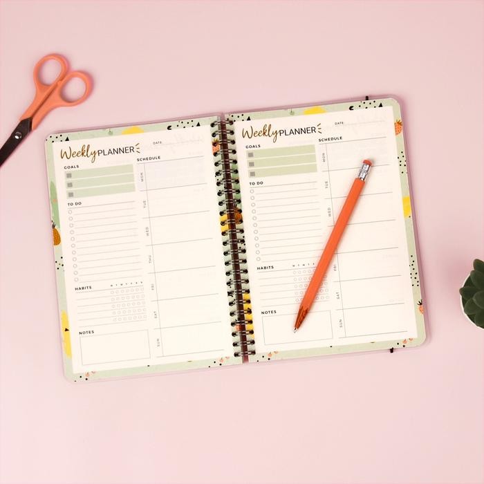 

Terlaris- Bukuqu Notebook Spiral A5 - Sm033 Weekly Planner