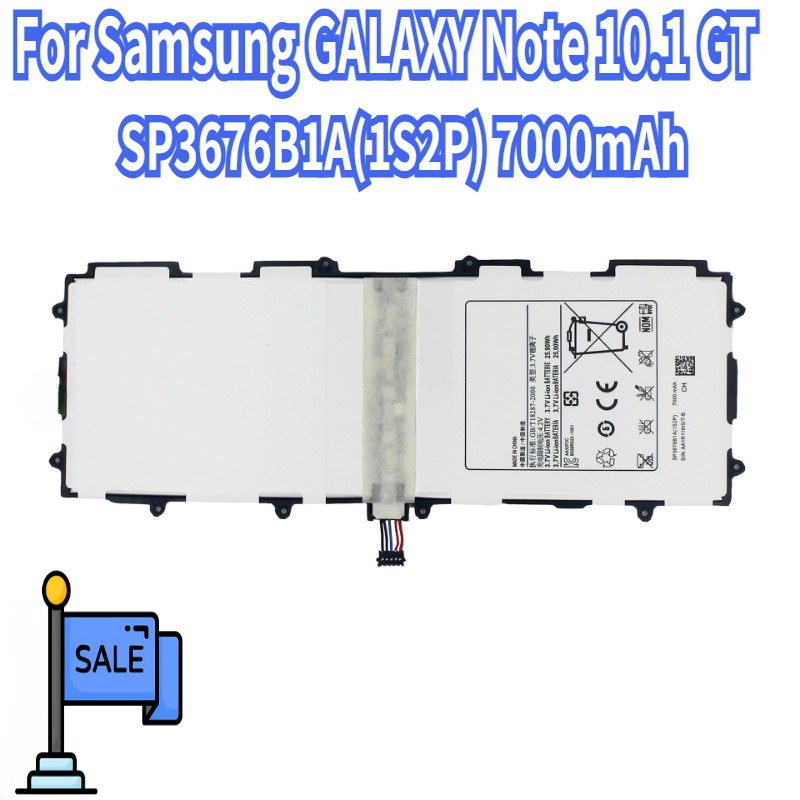 7000mAh Tablet Battery SP3676B1A(1S2P) For Samsung GALAXY Note 10.1 GT N8000 N8010 N8020 GT P7500