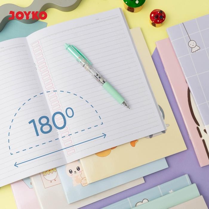 

Terlaris- Joyko Buku Tulis 1 Pack Isi 10 Buku Bergaris Ruled Notebook Nb-737