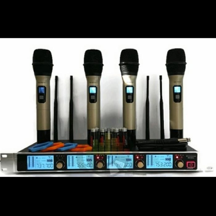 Mic Wireless Sennheiser Em450 G3/Em 450G3 4 Microphone Handheld