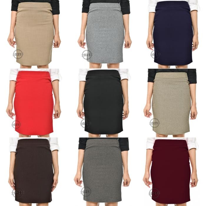 

Rok Kerja Kantor dek Span cil Hitam Dan Warna Wanita Bahan Dasar Formal High Quality Androk Sepan