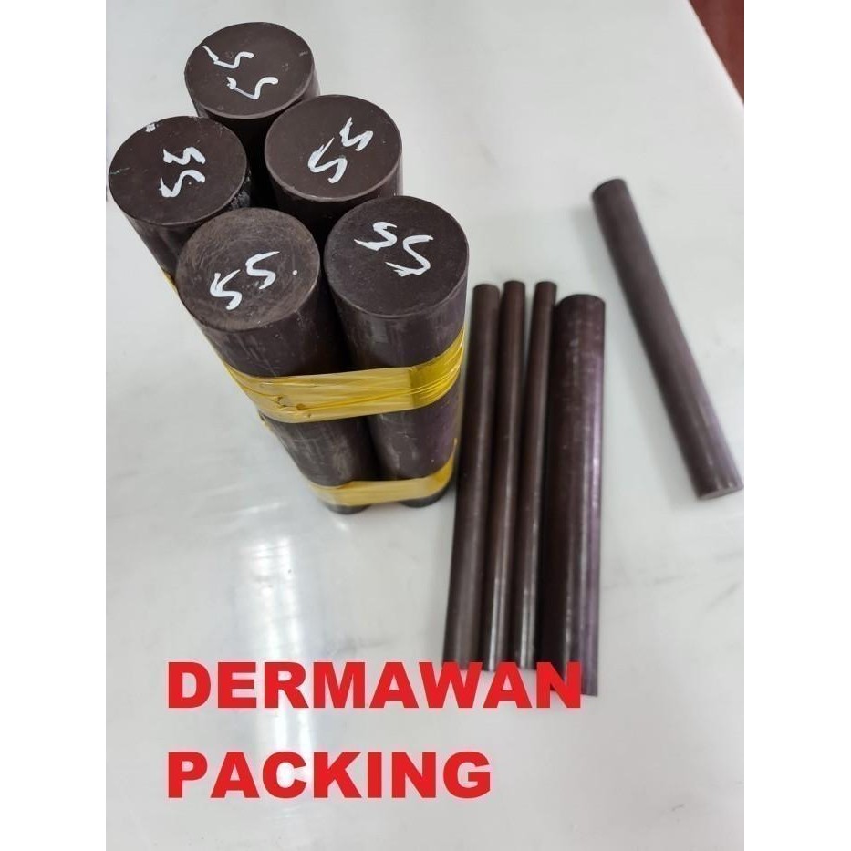 Teflon Bronze rod 90 mm x 30cm / PTFE bronze batangan