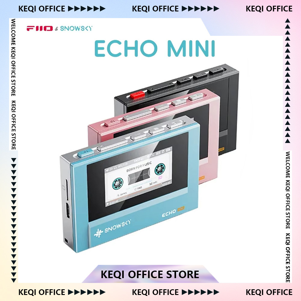 FiiO/SnowSky Echo MP3 Mini Music Player Playback 3.5mm/4.4mm Headphones Output Bluetooth HiFi Pure