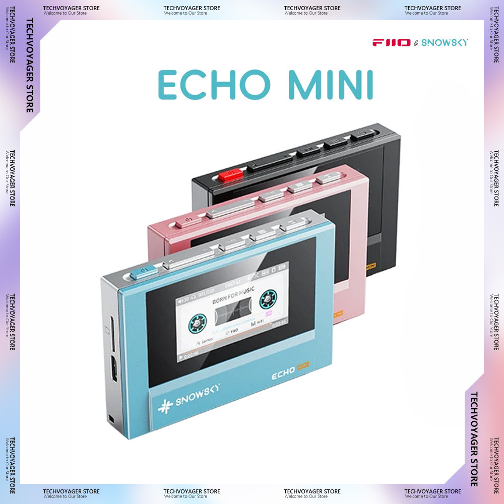 FiiO/SnowSky Echo Mini MP3 Music Player Playback 3.5mm/4.4mm Headphones Output Custom Bluetooth HiFi