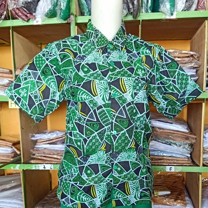(Expert) hem batik uks sidoarjo/ hem sd/ hem lengan pendek/ seragam sekolah