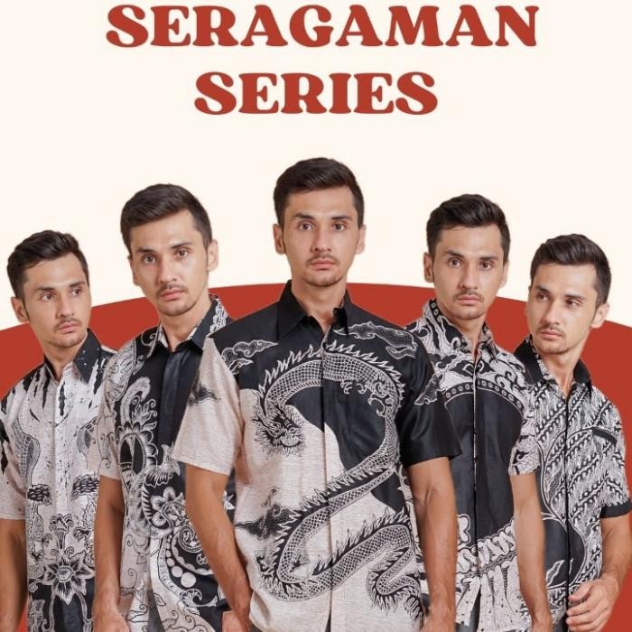 (Expert) Kemeja Batik Trusmi Pria Lengan Pendek 100% Katun / Baju Batik