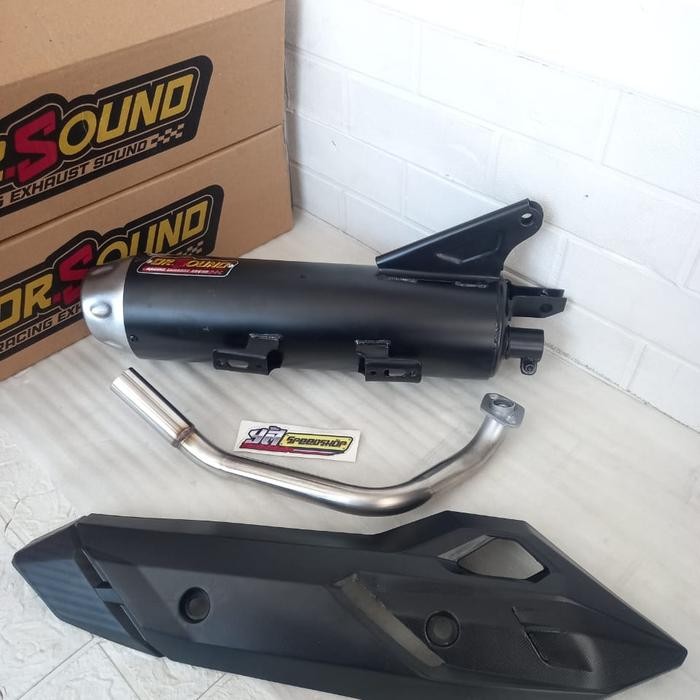 Knalpot dr sound gen1 beat tabung vario pnp beat karbu fi esp scoopy