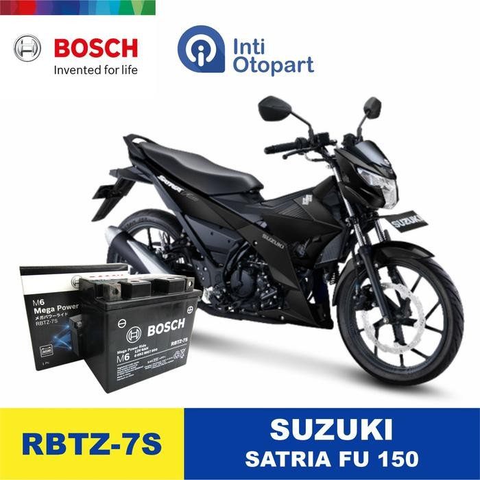 Accu Aki Motor SUZUKI SATRIA FU ORIGINAL BOSCH
