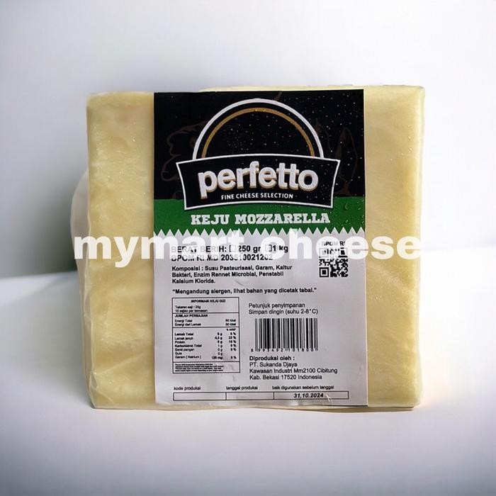 

(Expert) PERFETTO MOZARELLA KEMASAN 1 KG REPACK