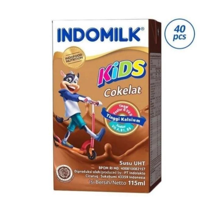 

(Expert) Indomilk kids susu UHT 115 ml/40 pcs