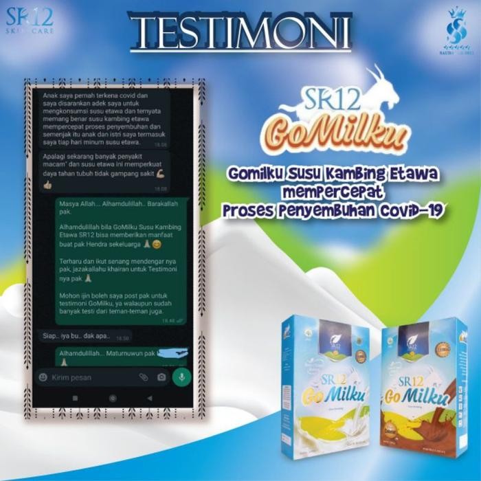 

(Expert) GOMILKU SR12/SUSU KAMBING ETAWA /SUSU ETAWA HERBAL SEGAR & MENYEHATKAN