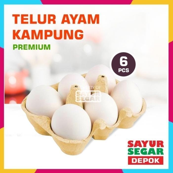 

(Expert) TELUR AYAM KAMPUNG PREMIUM [6 Butir/Pack]