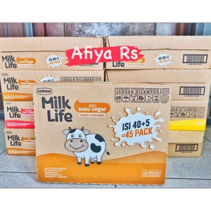 

(Expert) Milk Life Susu UHT 1 Dus Isi 45pcs - Susu UHT Milk Life 115ml 20 Pcs