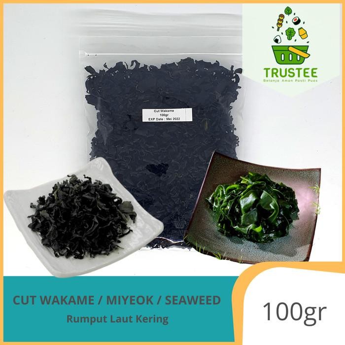

(Expert) Japanese Cut Wakame / Miyeok / Dried Seaweed / Rumput Laut 100gr