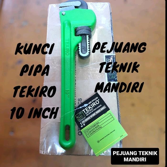 KUNCI PIPA TEKIRO 10 INCH / KUNCI LEDENG TEKIRO 10" / PIPE WRENCH TEKIRO 10 INCH