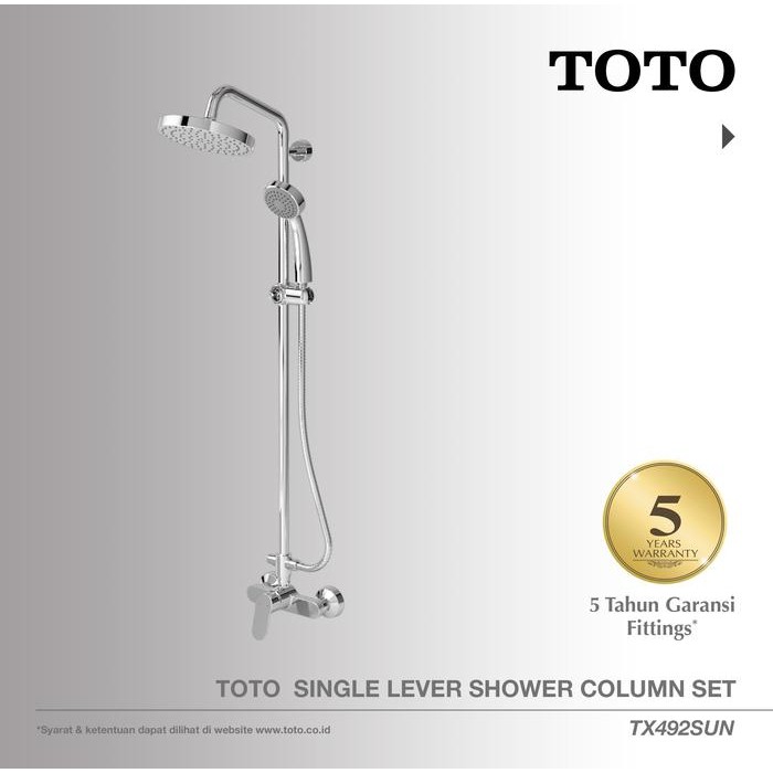 TOTO Column Set TX492SUN Shower Column - Shower Tiang