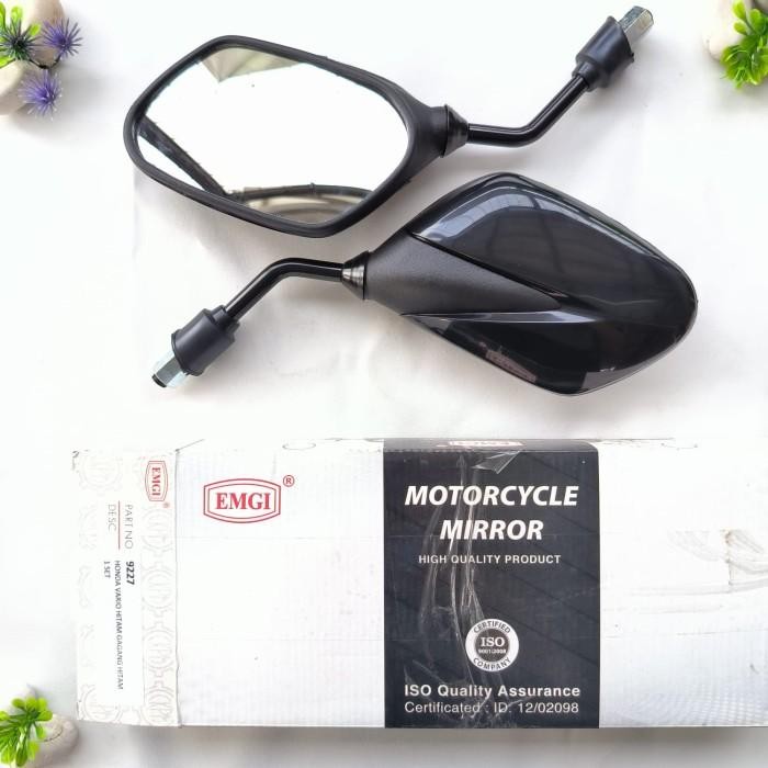 SPION MOTOR VARIO LAMA 110 TECHNO KARBU KACA CEMBUNG DEK EMGI 9227