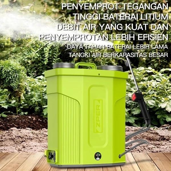ZPER ALAT SEMPROT TANGKI SPRAYER MANUAL 18 LITER ELEKTRIK,ALAT SEMPROT TANAMAN PERTANIAN, ALAT
