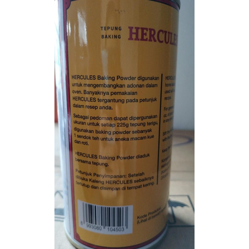

Hercules Baking Powder 450Gram / Baking Powder / Pengembang Kue