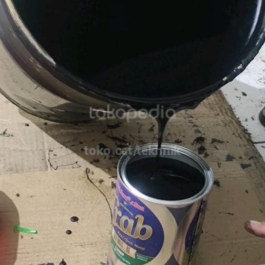 Cat Duco Hitam Tuangan 1L - Cat besi kayu furniture pagar dll