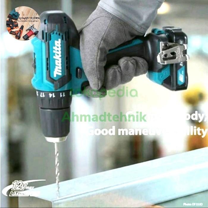 Ready- Mesin Bor Batrey Cordless Makita Df333Dwye 12Volt