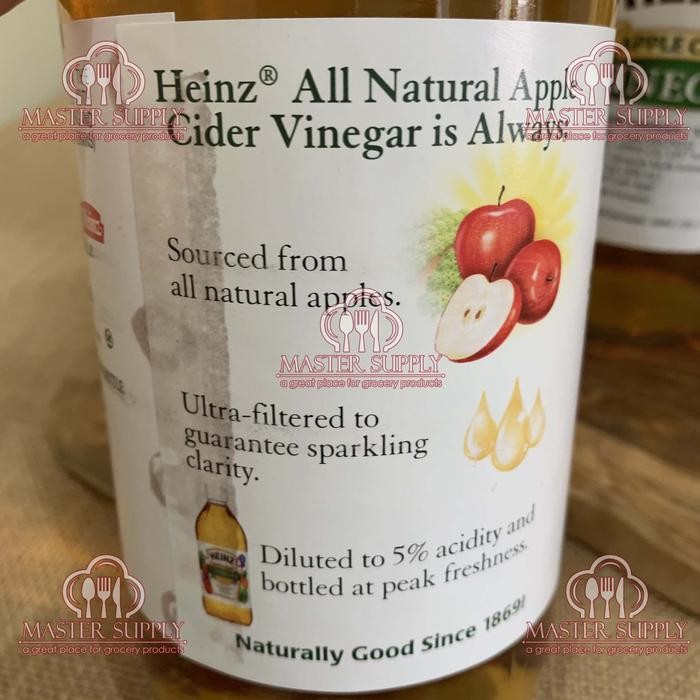 

Heinz Apple Cider Vinegar 896 Ml / Cuka Apel / Ukuran 32 Oz