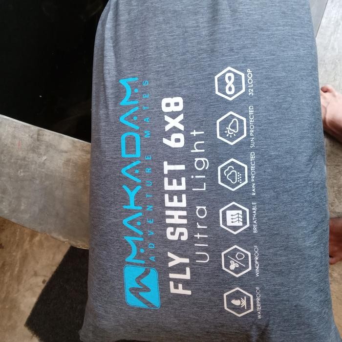 Flysheet Tenda 6X8 Meter Ultralight Waterproof