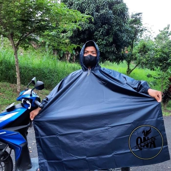 JAS HUJAN Mantel Raincoat Ponco Kelelawar Lengan Jumbo