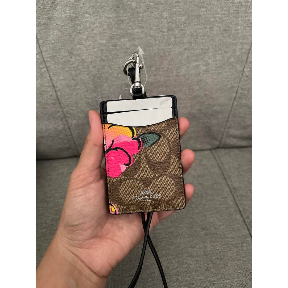 

LANYARD COACH FLOWER BLACK KHAKI