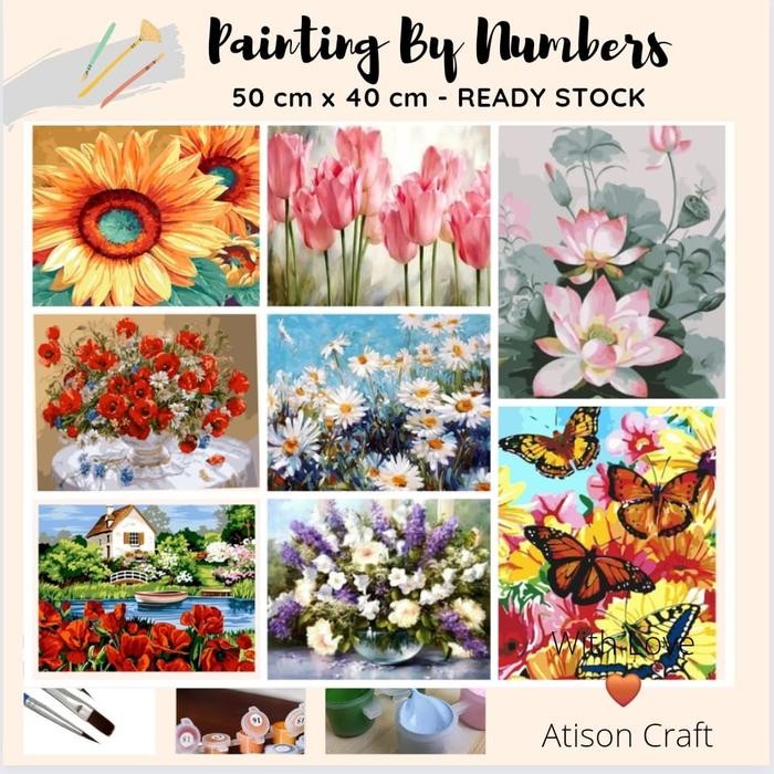 

Promo Paint By Number 40 X 50 Cm , No Frame - Mix Diskon