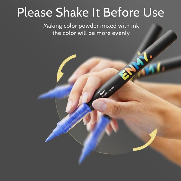 

Promo Spidol Acrylic Marker Akrilik Pen Langsung Cairan Kotak Hitam Kecil Anak-Anak Lukisan