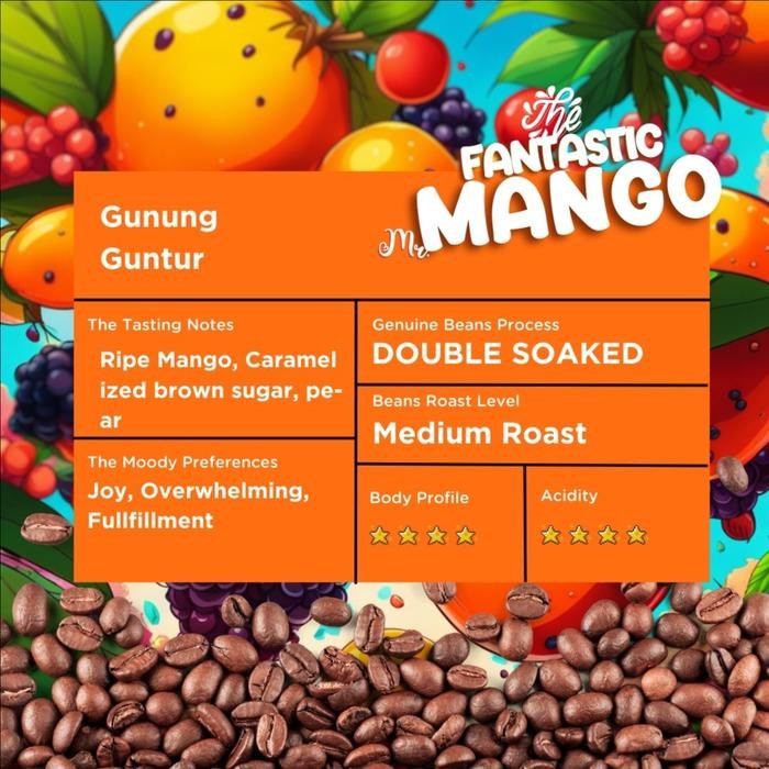 

The Fantastic Mr Mango Biji Kopi Arabica- Roasted Coffee Bean Pasti Diskon