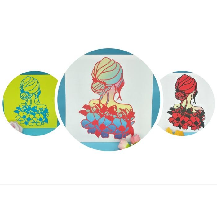 

LOVELYCRAFTSTORE METAL CUTTING DIES #L004 - CETAKAN STENSIL, STENCIL MOLD METAL BENTUK LADY HOLLOW