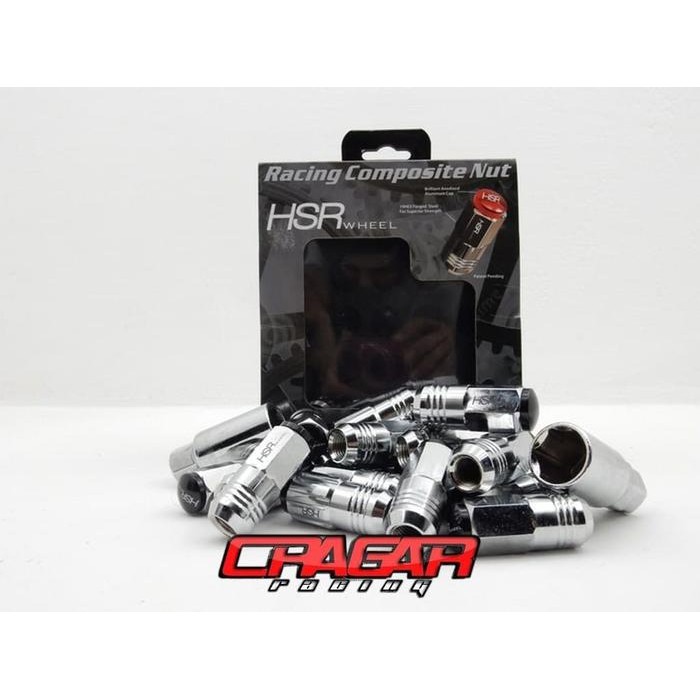 Terbaik Mur Baut Roda Velg Racing Hsr 1,5 Lugnut Murah Red, Black, Blue