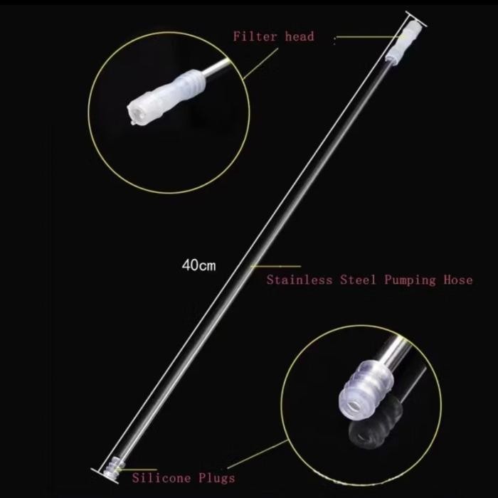 TERBARU SELANG SILIKON POMPA GALON FOODGRADE PIPA GALON STAINLESS 304 PIPA SELANG/150CM TERMURAH