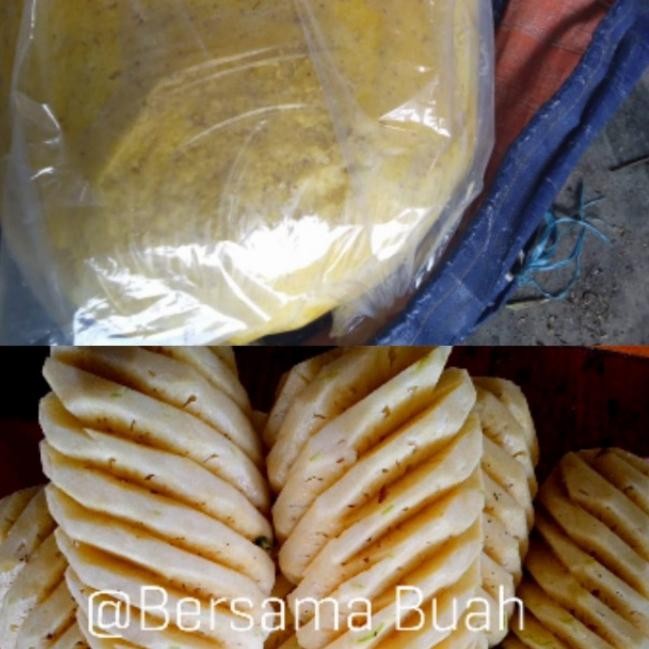 nanas palembang kupas uk besar & parut