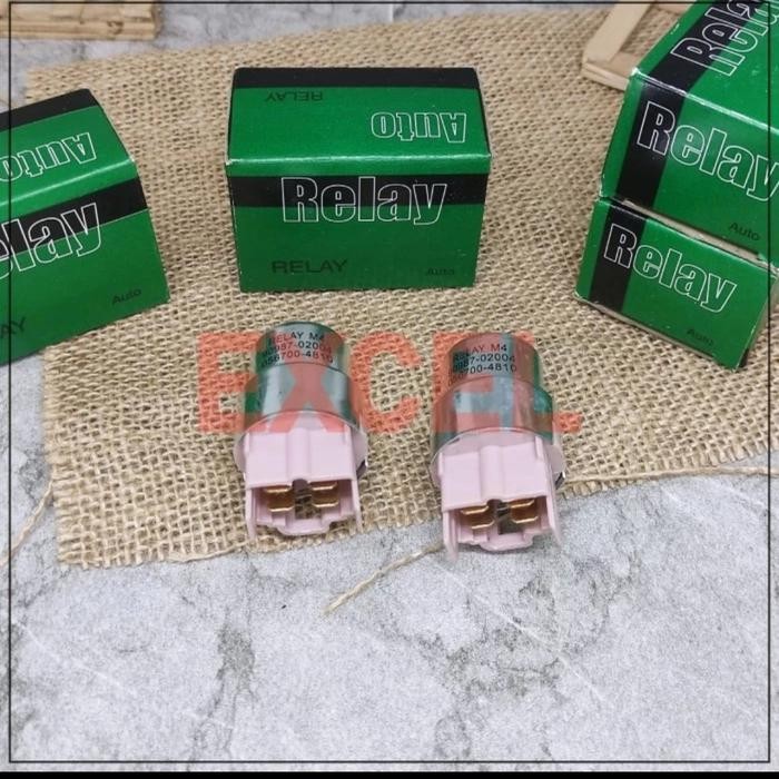 Relay Lampu Bulat 4 Kaki 12 Volt 22 Amper Toyota Kijang 5K Super Kijang 7K Kapsul Kijang Grand Rover