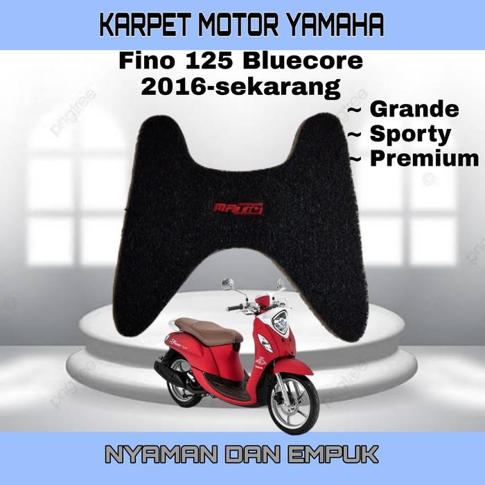 karpet motor fino 125 bluecore/fino grande 125/fino sporty 125/premium