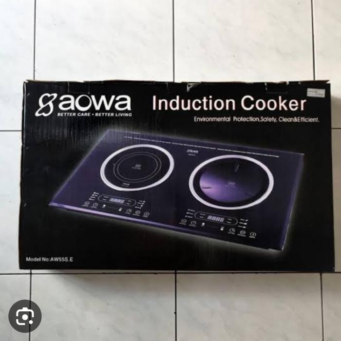 Cuci Gudang Kompor listrik 2 Tungku AOWA 55ICO