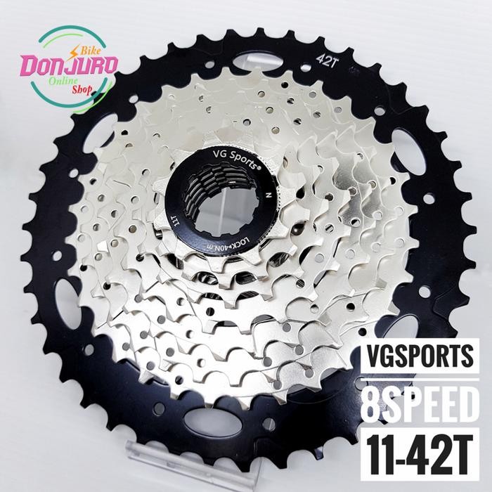 Sprocket Cassette 8 Speed Vgsport 25T 28T 32T 36T 40T 42T 46T