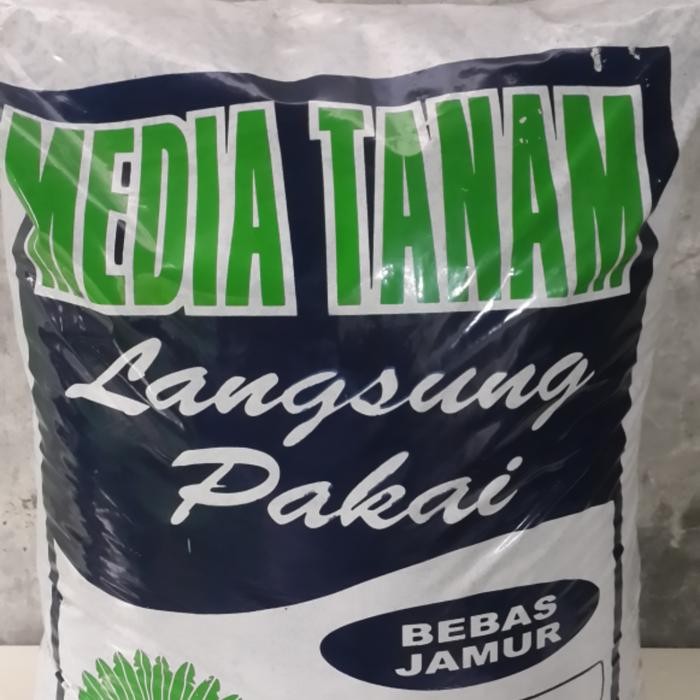 Media Tanam Pupuk Kandang, Sekam Bakar, Kompos, Tanah Subur