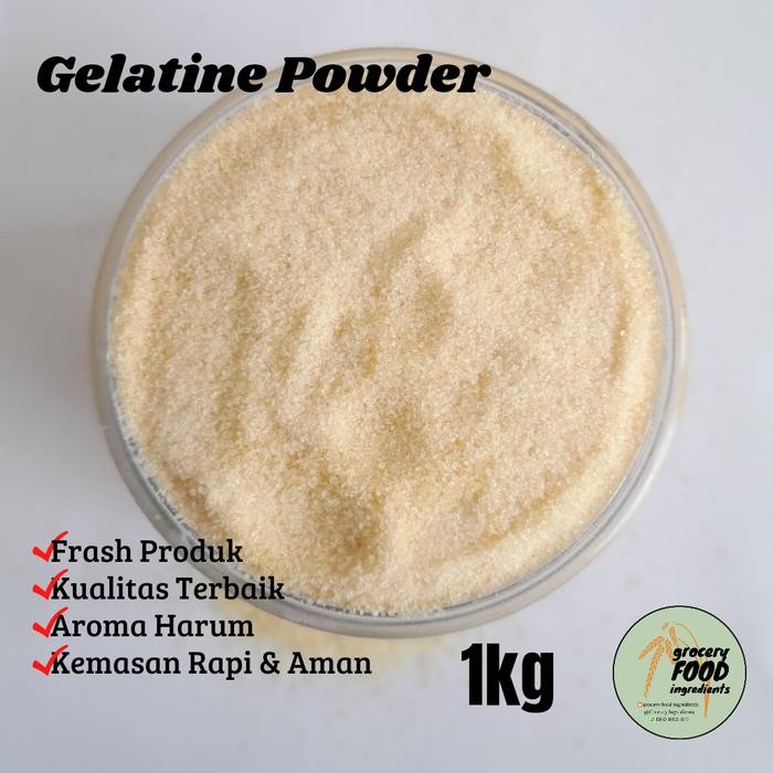 

Gelatine Powder / Gelatine Bubuk Merek Gelita - Halal
