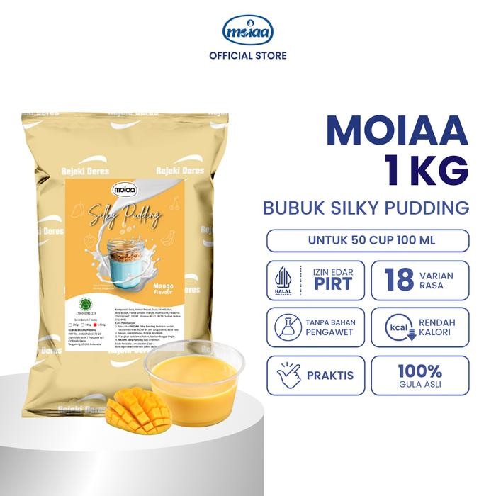 

Paket Hemat 1000g - Silky Pudding MOIAA 1 Kg isi 3pcs Pilih Rasa/ Bubuk kiloan silky puding moya