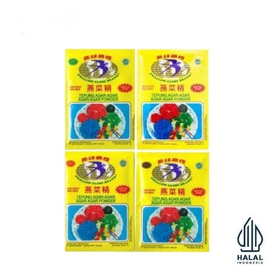 

Agar-Agar Swallow Globe Brand (7gr x 12)